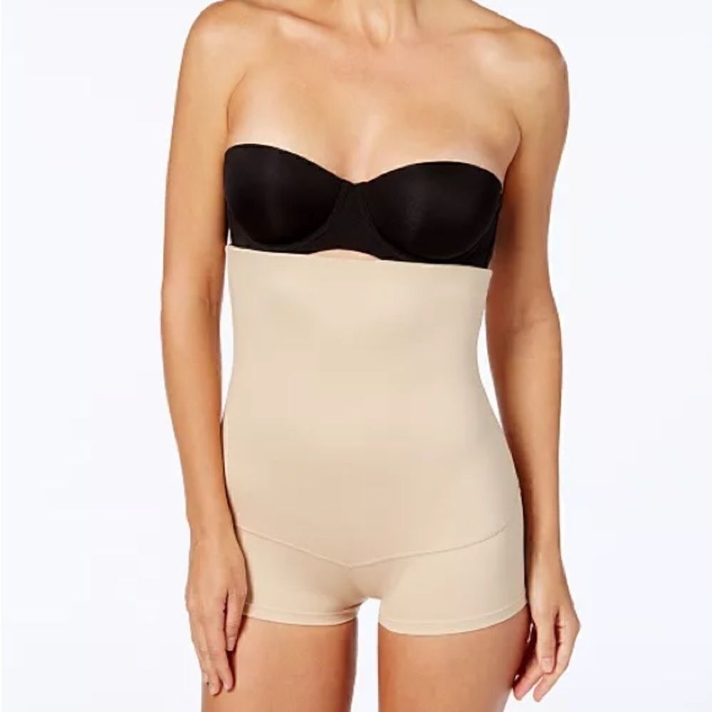 Maidenform Women's Firm Control Fat Free Dressing High Waist Boyshort 2107 in L